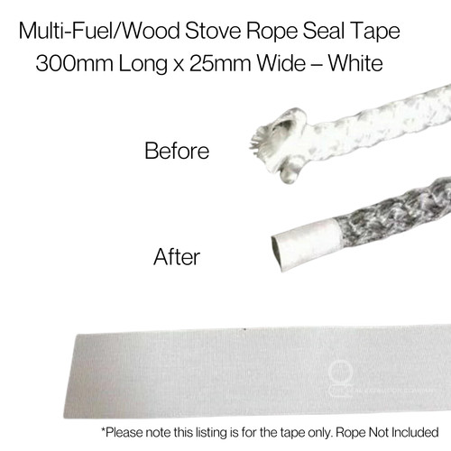 Stove rope seal tape ends - rope,